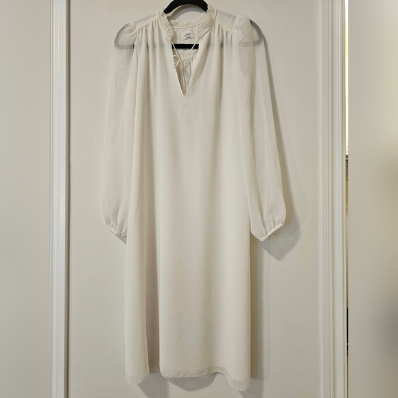ARITZIA | Wilfred Midi Dress. Cream color. Sz S. - Picture 3 of 15